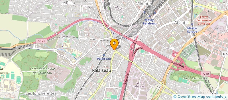 localisation de l'entreprise INGELAND à PALAISEAU