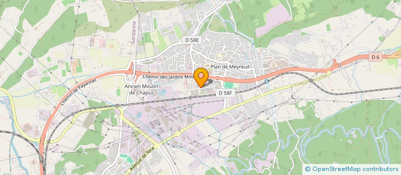 localisation de l'entreprise INGELCIS LAB  MEYREUIL