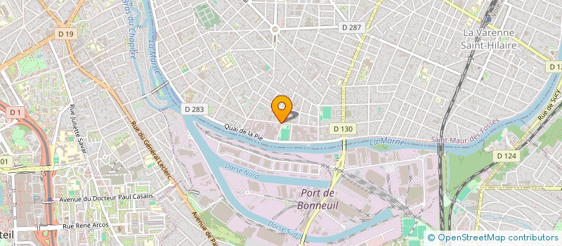 localisation de l'entreprise INGELEC à SAINT-CHRISTOPHE