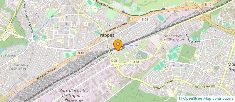 localisation de l'entreprise INGELEC à TRAPPES