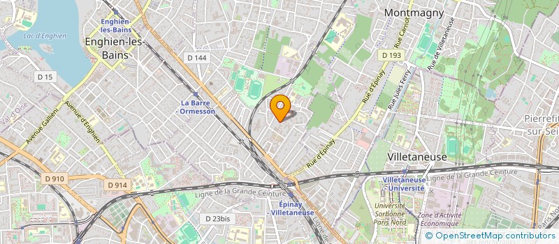 localisation de l'entreprise INGELTECH  DEUIL-LA-BARRE