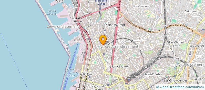 localisation de l'entreprise INGEMAN à MARSEILLE