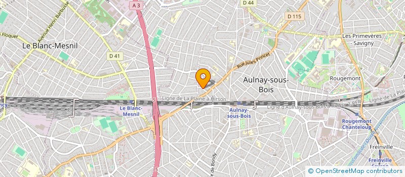 localisation de l'entreprise INGEMO à AULNAY-SOUS-BOIS