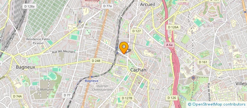 localisation de l'entreprise INGEMOG à CACHAN