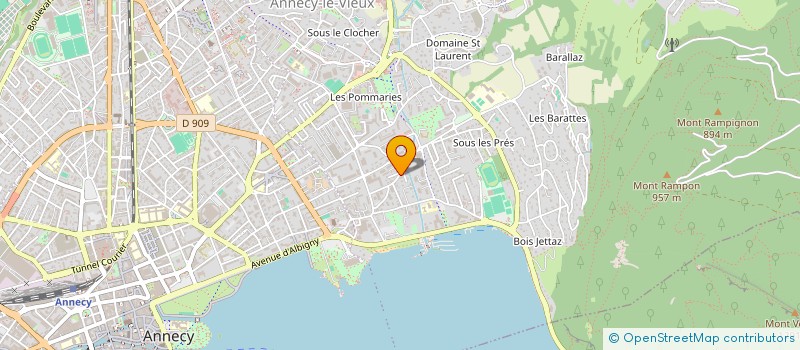 localisation de l'entreprise INGEN IMMO à ANNECY