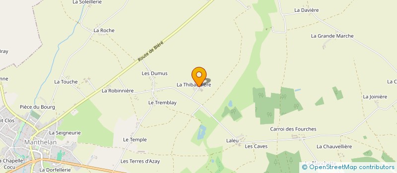 localisation de l'entreprise INGENEEN  MANTHELAN