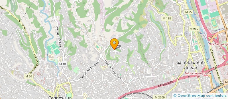 localisation de l'entreprise INGENEERING ELECTRIC à CAGNES-SUR-MER