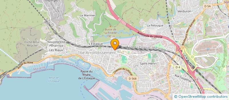 localisation de l'entreprise INGENERIE MERIDIONALE CLIM ET CHAUFFAGE à MARSEILLE
