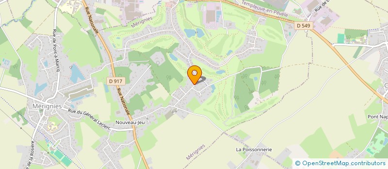 localisation de l'entreprise INGENEXT  MERIGNIES