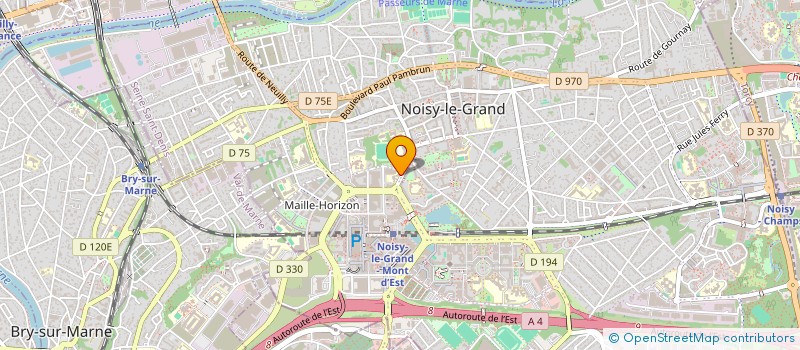 localisation de l'entreprise INGENI à NOISY-LE-GRAND