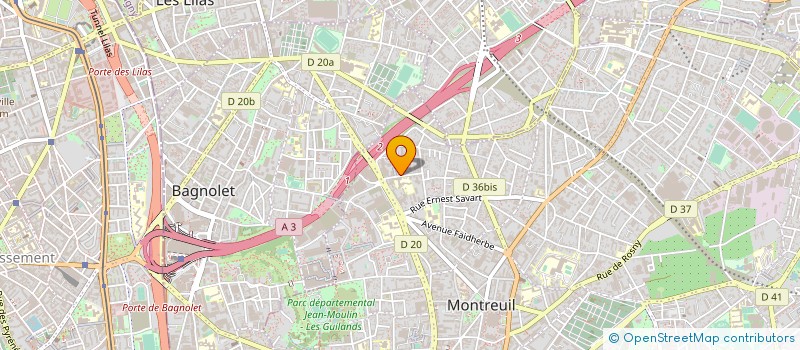 localisation de l'entreprise INGENIA à MONTREUIL