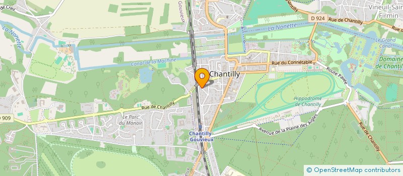 localisation de l'entreprise INGENIA PATRIMOINE à CHANTILLY