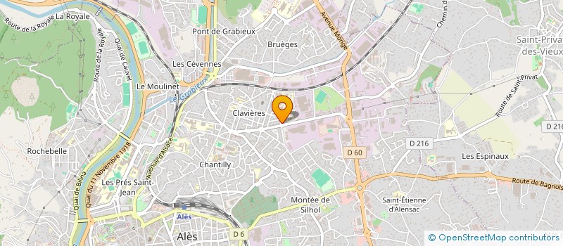 localisation de l'entreprise INGENICA à ALES