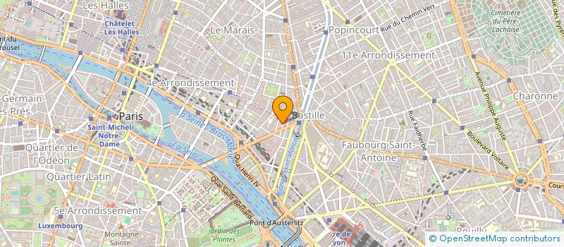 localisation de l'entreprise INGENIE REALISA ETUDES COMMUNI à PARIS