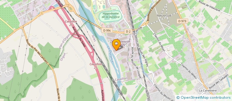 localisation de l'entreprise INGENIERIE 84 à CAVAILLON