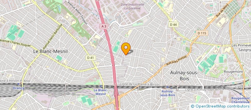 localisation de l'entreprise INGENIERIE-AJ à AULNAY-SOUS-BOIS