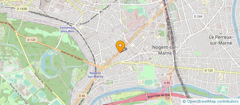 localisation de l'entreprise INGENIERIE AMENAGEMENT COORDINATION à NOGENT-SUR-MARNE