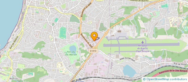localisation de l'entreprise INGENIERIE ARCHITECTURAL à BIARRITZ
