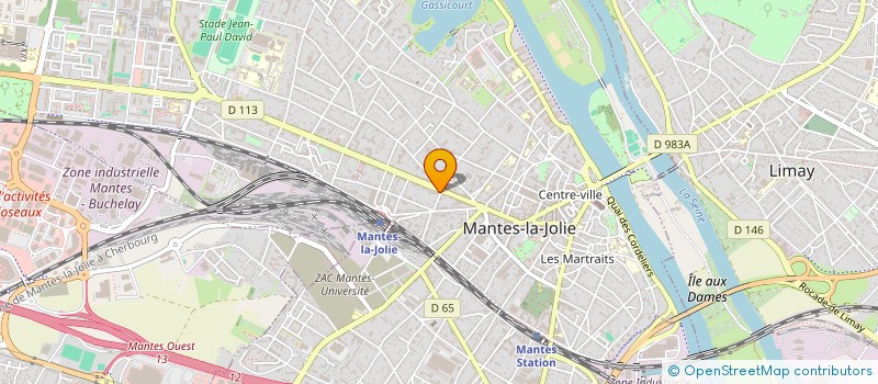 localisation de l'entreprise INGENIERIE BATIMENT  MANTES-LA-JOLIE