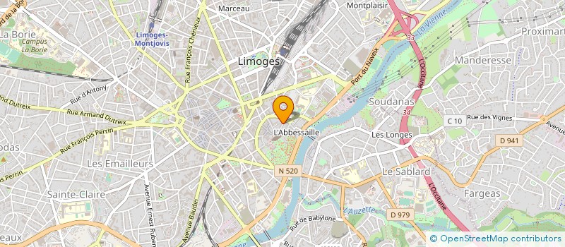 localisation de l'entreprise INGENIERIE CONCEPTION COORDINATION à LIMOGES