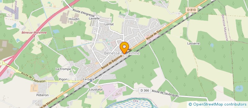 localisation de l'entreprise INGENIERIE CONCEPTION ETUDE à BENESSE-MAREMNE