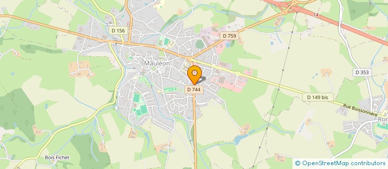 localisation de l'entreprise INGENIERIE-CONCEPTION-GENIE MECANIQUE-MACHINES SPECIALES  MAULEON