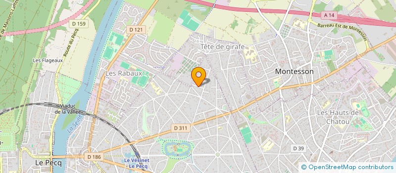 localisation de l'entreprise INGENIERIE CONSEIL 78 à LE VESINET