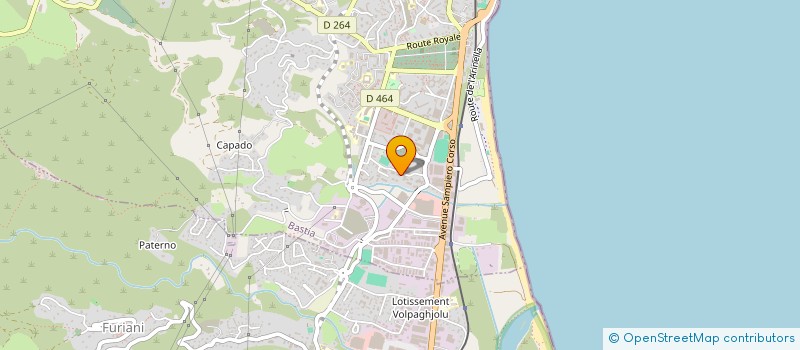 localisation de l'entreprise INGENIERIE CONSEIL COORDINATION à BASTIA