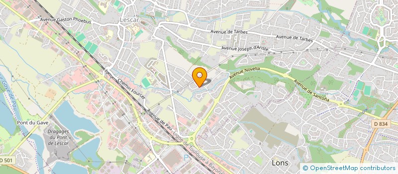 localisation de l'entreprise INGENIERIE CONSEIL ET DEVELOPPEMENT à LESCAR