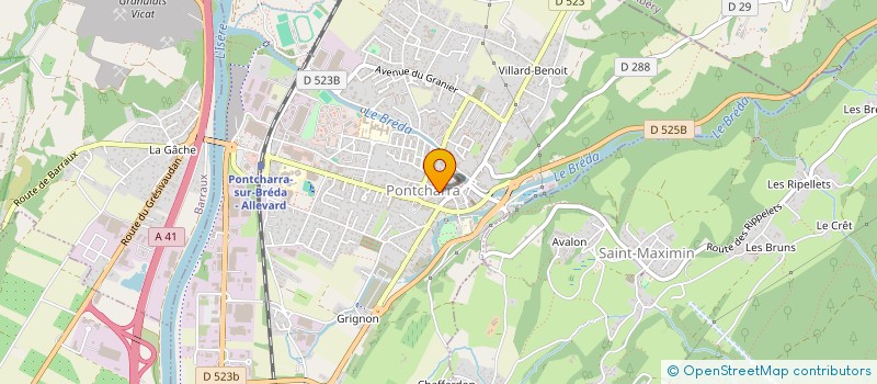 localisation de l'entreprise INGENIERIE CONSEIL MAITRISE D'OEUVRE à PONTCHARRA