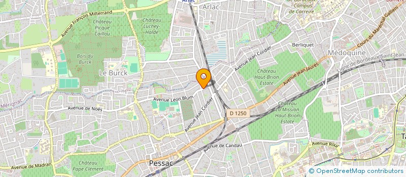 localisation de l'entreprise INGENIERIE CONSEILS EXPERTISES GARDES à PESSAC