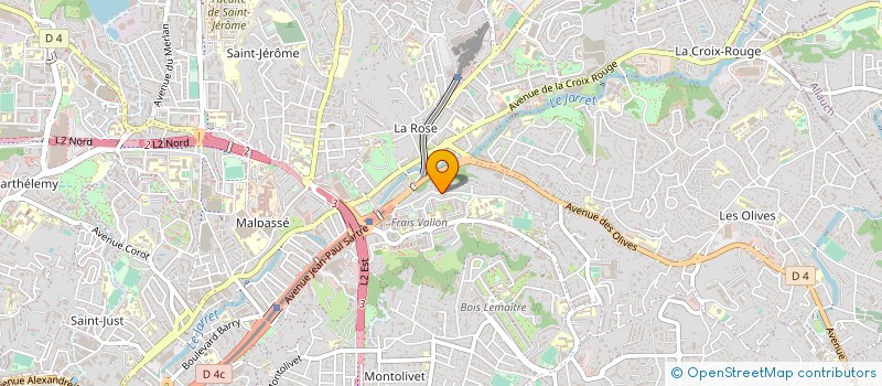 localisation de l'entreprise INGENIERIE, CONSTRUCTION & DURABILITE à MARSEILLE