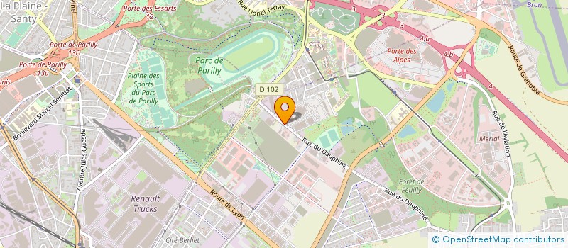 localisation de l'entreprise INGENIERIE CONSTRUCTION STRUCTURES  SAINT-PRIEST