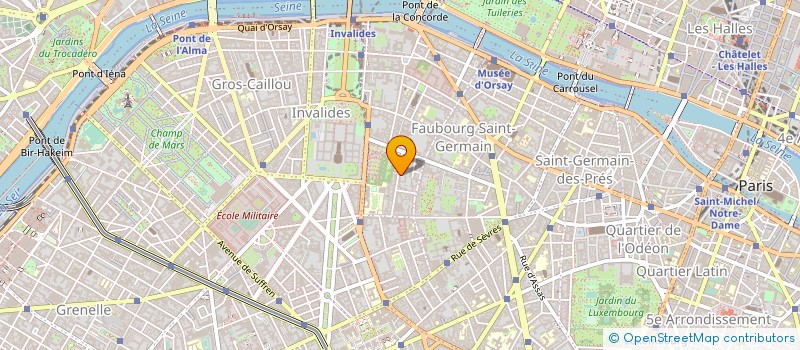 localisation de l'entreprise INGENIERIE CULTURE ET PATRIMOINE à PARIS