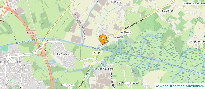 localisation de l'entreprise INGENIERIE DE CONSEIL EN CONSTRUCTION  SAINT-JULIEN-DE-CONCELLES