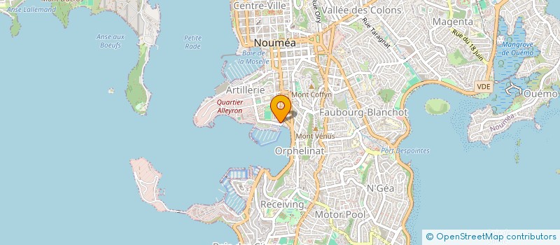 localisation de l'entreprise INGENIERIE DE FORMATION ET CONSEIL SARL à NOUMEA