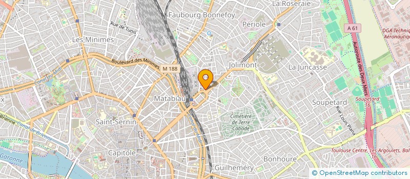 localisation de l'entreprise INGENIERIE DE LA MA TRISE D'OEUVRE D'EXECUTION à TOULOUSE