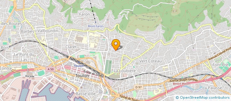 localisation de l'entreprise INGENIERIE DEPARTEMENTALE 83 à TOULON