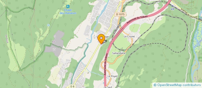 localisation de l'entreprise INGENIERIE DES ALPES à VIF