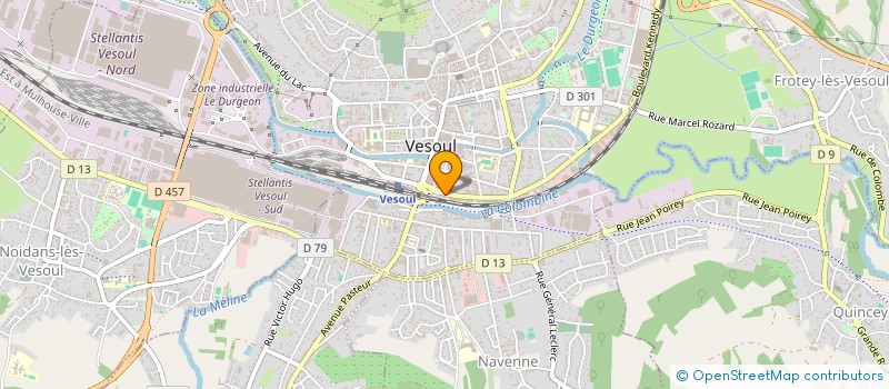 localisation de l'entreprise INGENIERIE DES ENERGIES ELECTRIQUES ET DES FLUIDES  VESOUL