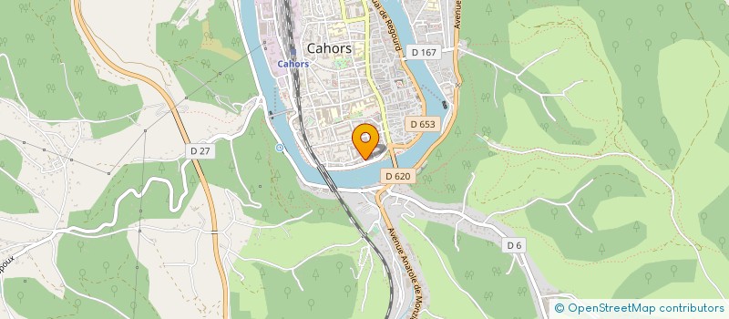 localisation de l'entreprise INGENIERIE DES ENERGIES ET DES STRUCTURES  CAHORS