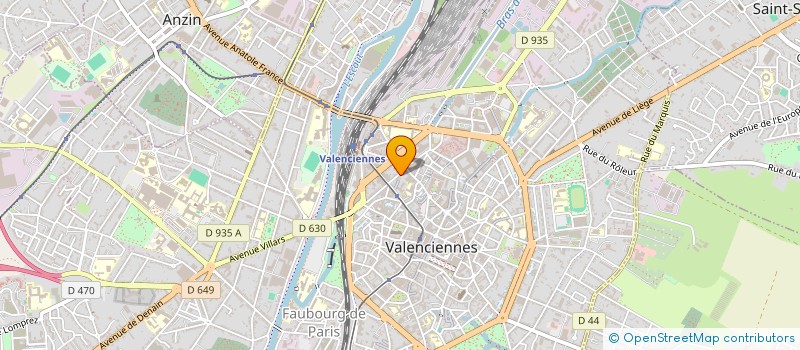 localisation de l'entreprise INGENIERIE DES TRAVAUX HAUT DE FRANCE à VALENCIENNES