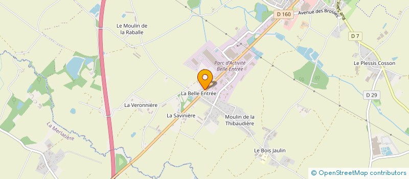 localisation de l'entreprise INGENIERIE DESIGN CREATION à ESSARTS-EN-BOCAGE