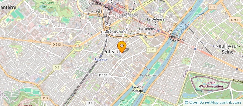 localisation de l'entreprise INGENIERIE & DESIGN DE RESEAUX ENT  PUTEAUX