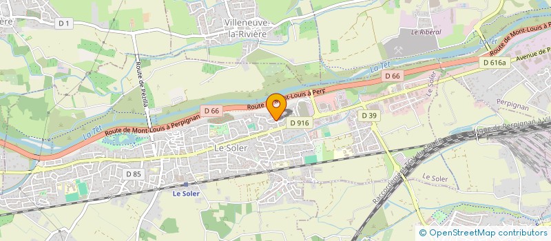 localisation de l'entreprise INGENIERIE DEVELOPPEMENT HEURISTIQUE 66 I.D.H.66  LE SOLER