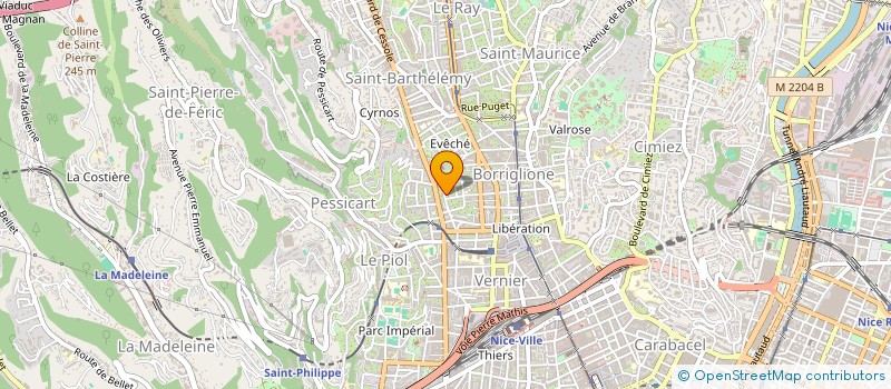 localisation de l'entreprise INGENIERIE DU BATIMENT à NICE