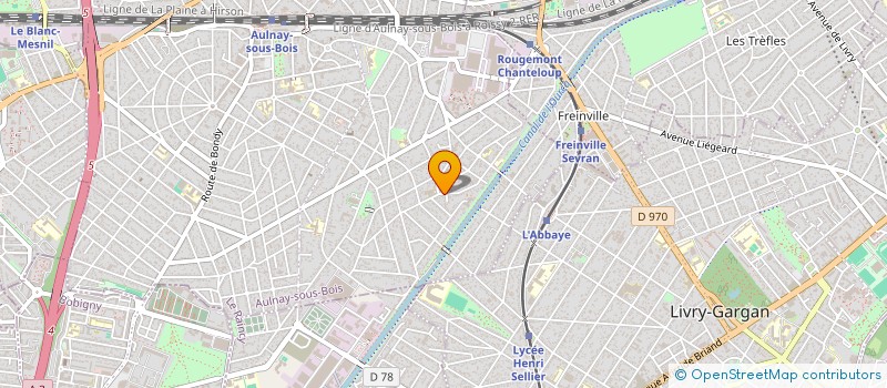 localisation de l'entreprise INGENIERIE DU BATIMENT STRUCTUREL à AULNAY-SOUS-BOIS