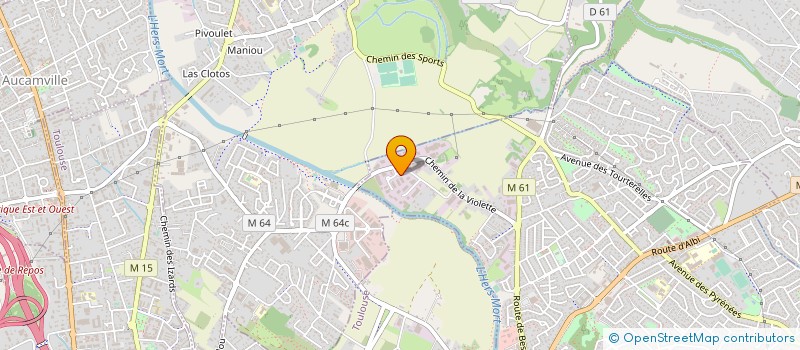 localisation de l'entreprise INGENIERIE ENERGETIQUE GLOBALE  CASTELGINEST