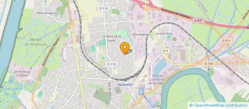 localisation de l'entreprise INGENIERIE@ENTREPRISE  ROCHEFORT