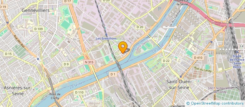 localisation de l'entreprise INGENIERIE ET COMMUNICATION à ASNIERES-SUR-SEINE